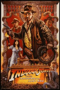 4z0760 RAIDERS OF THE LOST ARK signed #17/50 artist's proof 24x36 art print 2018 by Chris Weston, reg.!