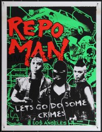 4z0844 REPO MAN #9/50 20x26 art print 2000s completely different art, let's do some crimes!