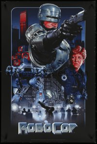 4z0762 ROBOCOP #8/150 24x36 art print 2019 art by Juan Carlos Ruiz Burgos, regular edition!