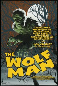 4z0778 WOLF MAN #144/225 24x36 art print 2018 Mondo, art by Eric Powell!