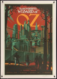 4z0859 WIZARD OF OZ signed #23/300 20x28 art print 2015 by Laurent Durieux, Off to See the Wizard!