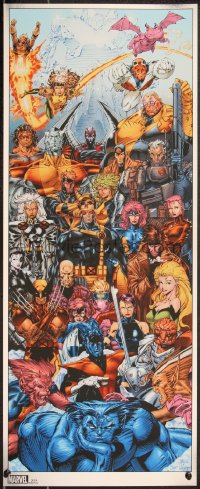 4z0780 X-MEN #39/150 12x30 art print 2022 Jim Lee & Scott Williams art, foil edition!