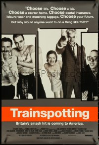 4z1117 TRAINSPOTTING 1sh 1996 heroin addict Ewan McGregor, McDonald, directed by Danny Boyle!