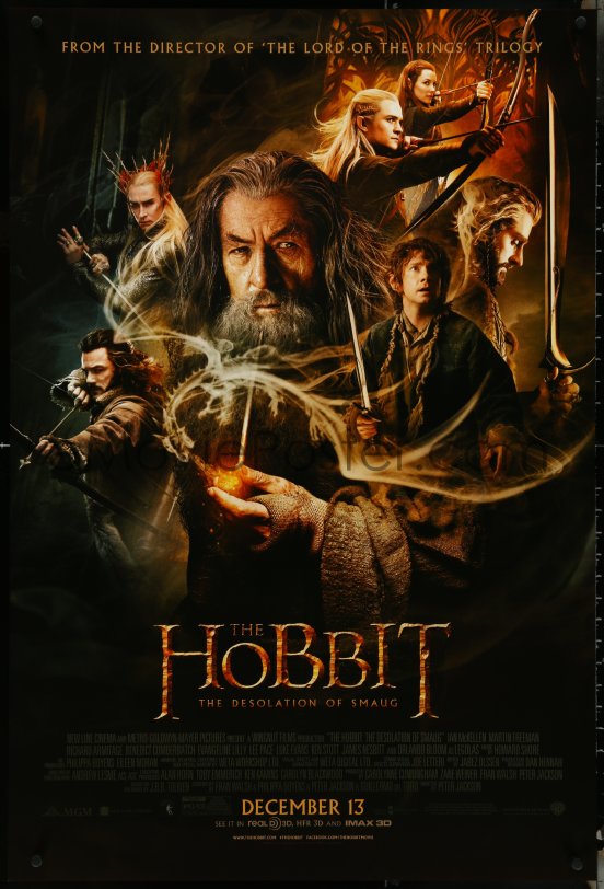 EMoviePoster.com: 4z0979 HOBBIT: THE DESOLATION OF SMAUG Advance DS 1sh ...