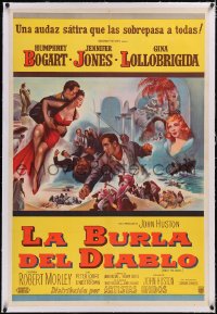 5a0521 BEAT THE DEVIL linen Argentinean 1953 Humphrey Bogart, sexy Gina Lollobrigida, Jennifer Jones