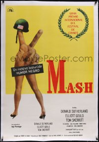 5a0551 MASH linen Argentinean 1970 Korean War classic directed by Robert Altman, great image!