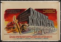 5a0804 KING OF KINGS linen Belgian/Dutch 1961 Nicholas Ray Biblical epic, different & very rare!