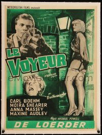 5a0819 PEEPING TOM linen Belgian 1960 Michael Powell English voyeur classic, cool different image!