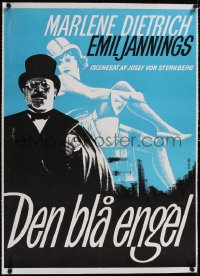 5a0263 BLUE ANGEL linen Danish R1960s Josef von Sternberg, Emil Jannings, sexy Marlene Dietrich!