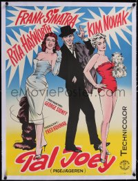 5a0273 PAL JOEY linen Danish 1959 Gaston art of Sinatra, sexy Rita Hayworth & Kim Novak, ultra rare!