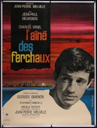 5a0089 L'AINE DES FERCHAUX linen French 1p 1963 Jean-Pierre Melville, Jean-Paul Belmondo, very rare!