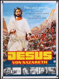 5a0404 PASSOVER PLOT linen German 1977 different art of Jesus of Nazareth, ultra rare!