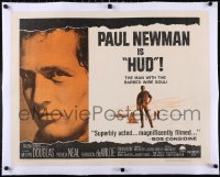 5a1027 HUD linen 1/2sh 1963 super close up of Paul Newman as the man with the barbed wire soul!