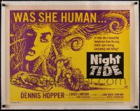 5a1056 NIGHT TIDE linen 1/2sh 1963 was she human or was she a sea temptress intent upon killing?