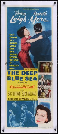 5a0874 DEEP BLUE SEA linen revised insert 1955 Kenneth More is unfaithful to Vivien Leigh, Litvak