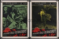 5a0320 INVASION OF THE BODY SNATCHERS group of 7 linen Italian 20x27 pbustas 1957 different images!