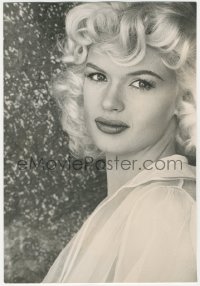 5b0555 JAYNE MANSFIELD deluxe English 8.25x12 still 1950s Monroe-like portrait by Woodfield!