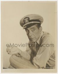 5b1767 CAINE MUTINY 8x10.25 still 1954 great c/u of Humphrey Bogart as Captain Queeg w/ ball bearings!