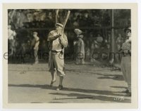 5b1769 CASEY AT THE BAT 8x10.25 still 1927 Wallace Beery proving he can play baseball in real life!