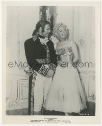 5b1783 DESIREE 8x10 still 1954 sexy Marilyn Monroe in costume visits Marlon Brando on the set!