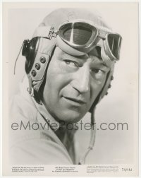 5b1794 FLYING LEATHERNECKS 8x10.25 still 1951 best head & shoulders portrait of pilot John Wayne!