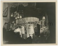 5b1799 FRANKENSTEIN MEETS THE WOLF MAN 8x10 still 1943 cool overhead shot of monsters in lab!