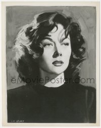 5b1805 GLORIA GRAHAME 8x10.25 still 1954 incredible painted portrait of her from Naked Alibi!