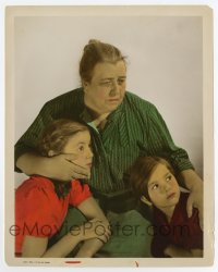 5b1725 GRAPES OF WRATH color-glos 8x10 still 1940 great close up of Jane Darwell holding kids!