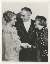 5b1810 GREAT ZIEGFELD 7x9 news photo 1935 William Powell, Myrna Loy meets real life Billie Burke!