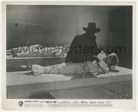 5b1813 HOUSE OF WAX 3D 8.25x10 still 1953 the shadowy figure uncovers Carolyn Jones in morgue!