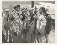 5b0134 JACKIE GLEASON signed 8x10 still 1941 in a tense scene from Navy Blues by Madison Lacy!