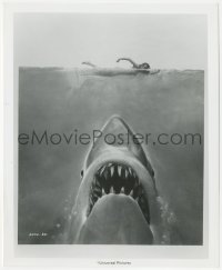 5b1819 JAWS 8x10 still 1975 Kastel art of shark attacking uncensored naked girl from the posters!