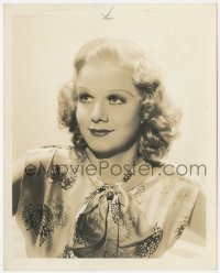 5b1824 JEAN HARLOW deluxe 8x10 still 1935 she has gone brownette for her Riff Raff role by Hurrell!