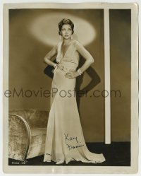 5b1829 KAY FRANCIS 8x10.25 still 1930s full-length glamorous portrait with hands on hips!