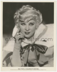 5b1840 MAE WEST 8x10.25 still 1934 portrait with four rings when she made Belle of the Nineties!