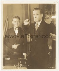 5b1842 MALTESE FALCON 8x9.75 still 1941 Peter Lorre pointing gun at Humphrey Bogart w/hands up!