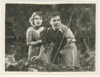 5b1854 MOST DANGEROUS GAME 7.75x10.25 still 1932 hunted Joel McCrea & Fay Wray, Schoedsack, Pichel