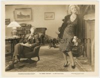 5b1867 OF HUMAN BONDAGE 8x10.25 still 1934 Leslie Howard stares at tramp Bette Davis from his chair!