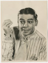 5b1891 SCARFACE 8x10 key book still 1932 great close up of Paul Muni showing his scarred cheek!