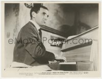 5b1897 SHOOT THE PIANO PLAYER 8x10.25 still 1962 Francois Truffaut's Tirez sur le pianiste, Aznavour