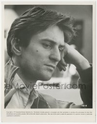 5b1914 TAXI DRIVER 8x10.25 still 1976 super close up of young Robert De Niro, Martin Scorsese!