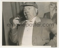 5b1929 W.C. FIELDS 8x10 news photo 1938 as Sherlock Holmes on set of You Can't Cheat An Honest Man!