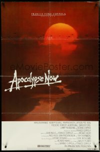 5b0924 APOCALYPSE NOW advance 1sh 1979 Francis Ford Coppola, classic Bob Peak artwork!