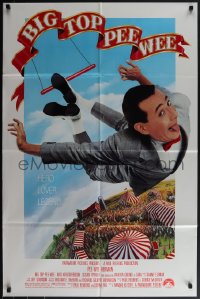 5b0948 BIG TOP PEE-WEE 1sh 1988 Paul Reubens is a hero, lover & legend, cult classic, great image!