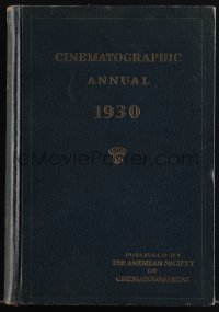 5b1415 CINEMATOGRAPHIC ANNUAL 1930 hardcover book 1930 latest technology used in motion pictures!