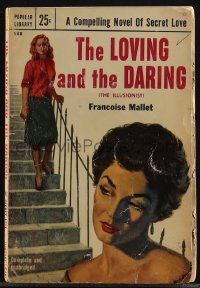 5b1482 ILLUSIONIST paperback book 1957 The Loving & The Daring, novel of a secret & forbidden love!