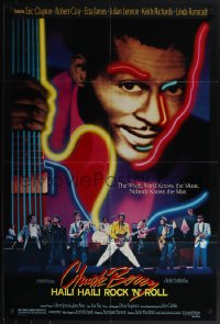 5b0987 CHUCK BERRY HAIL! HAIL! ROCK 'N' ROLL 1sh 1987 Chuck Berry, Keith Richards, Taylor Hackford!