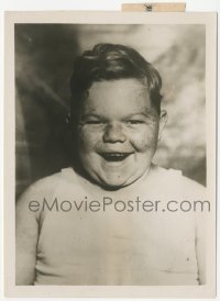 5b1865 NORMAN CHANEY English 6x8 news photo 1920s Our Gang's Chubby who replaced Joe Cobb!