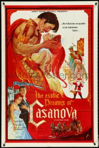 5b1071 EXOTIC DREAMS OF CASANOVA 1sh 1971 the hilarious escapades of an infamous lover!