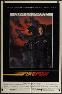 5b1081 FIREFOX 1sh 1982 cool C.D. de Mar art of the flying killing machine & Clint Eastwood!